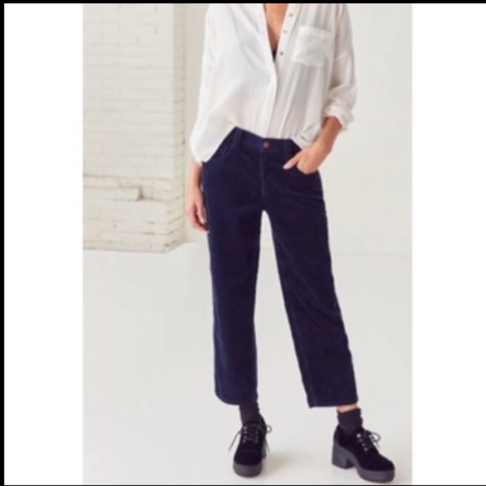 BDG urban outfitters navy blue corduroy pants